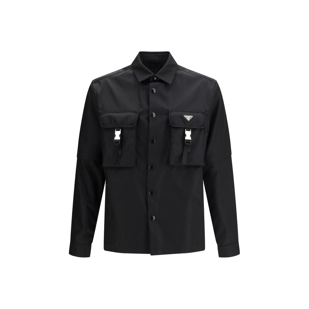 Prada Black Recycled Polyamide Jacket