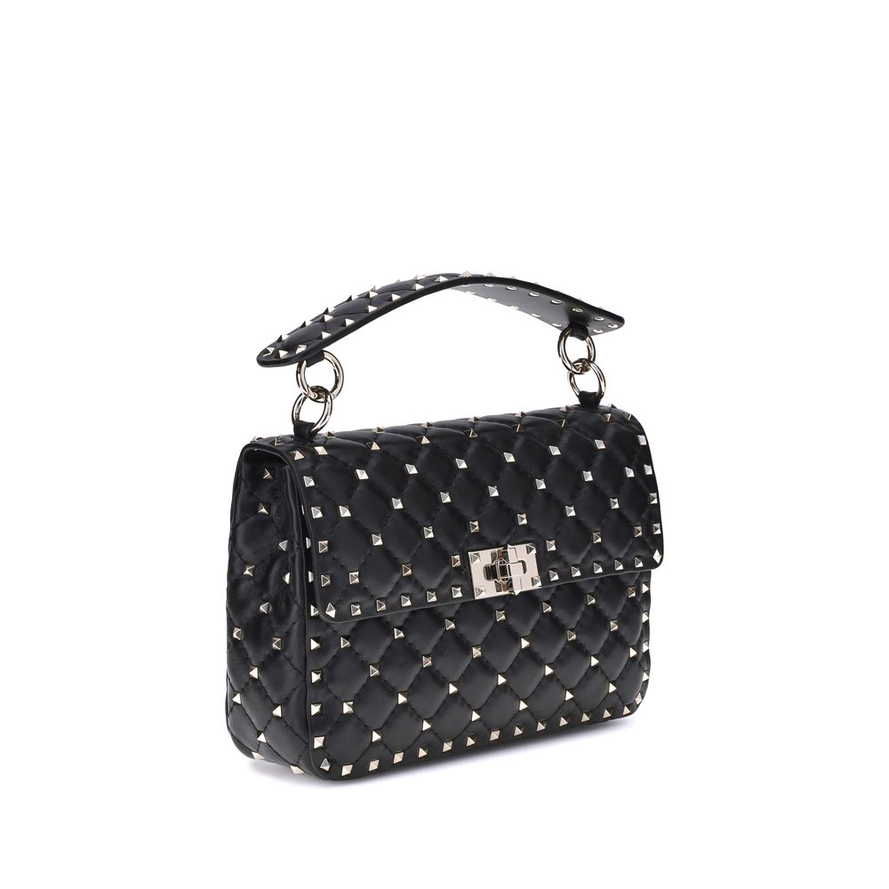 Valentino Garavani Black Lamb Ovis Aries Aries Shoulder Bag
