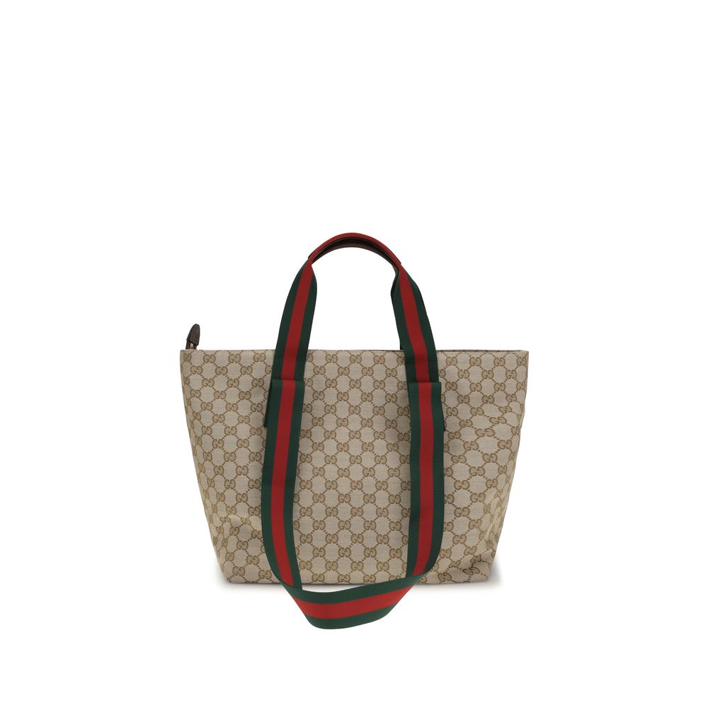 Gucci Beige Polyester Shoulder Bag