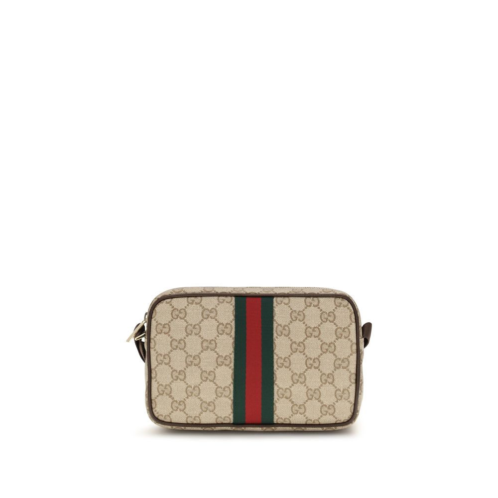Gucci Beige Cotton Shoulder Bag