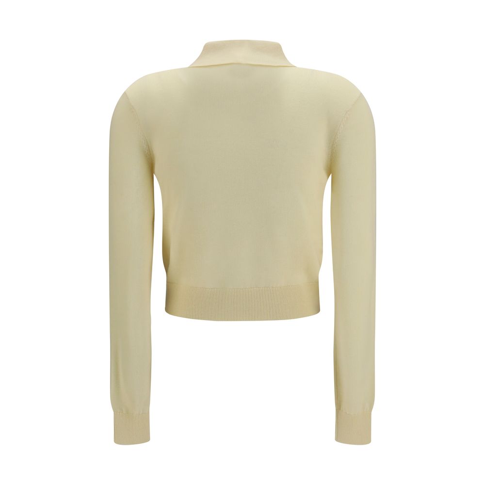 Self-Portrait Bicolor Wool Oves Aries Cardigan