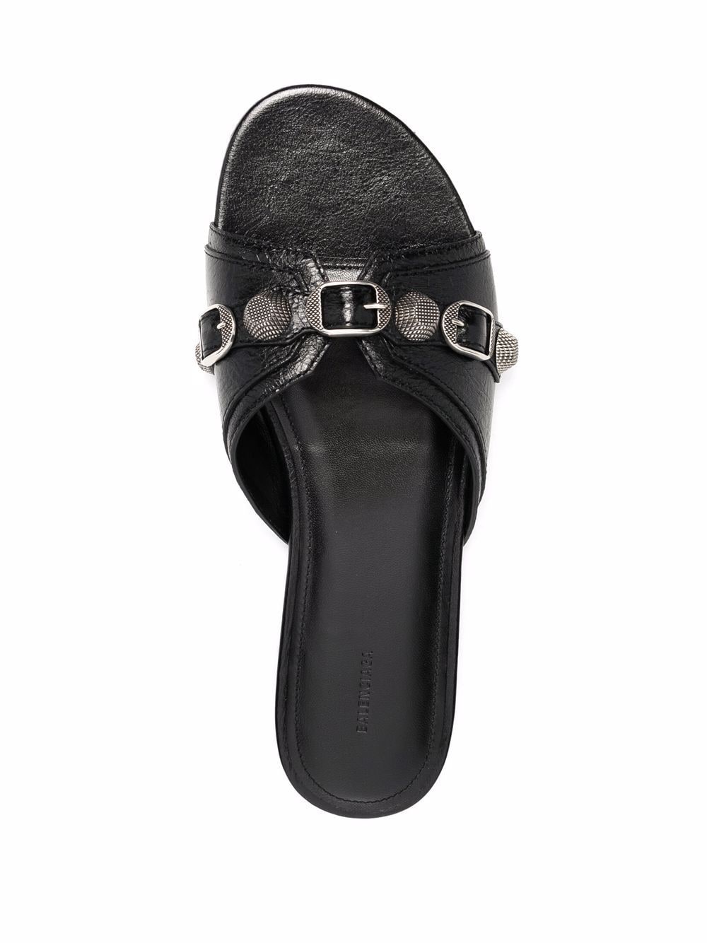 Кожени сандали Balenciaga Cagole