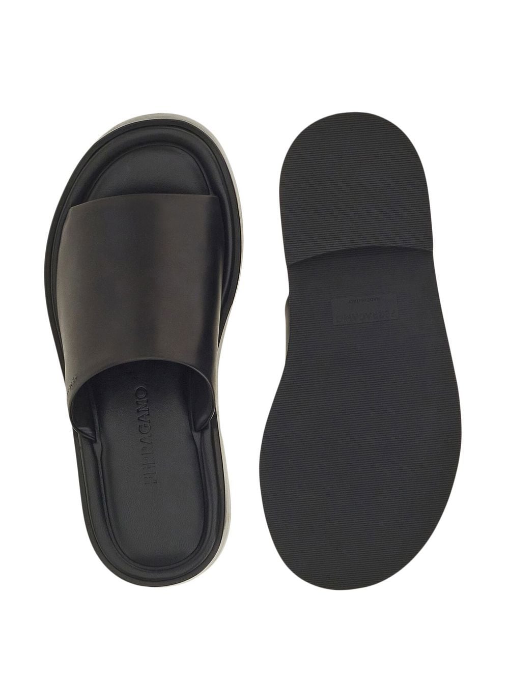 Сандали Ferragamo черни