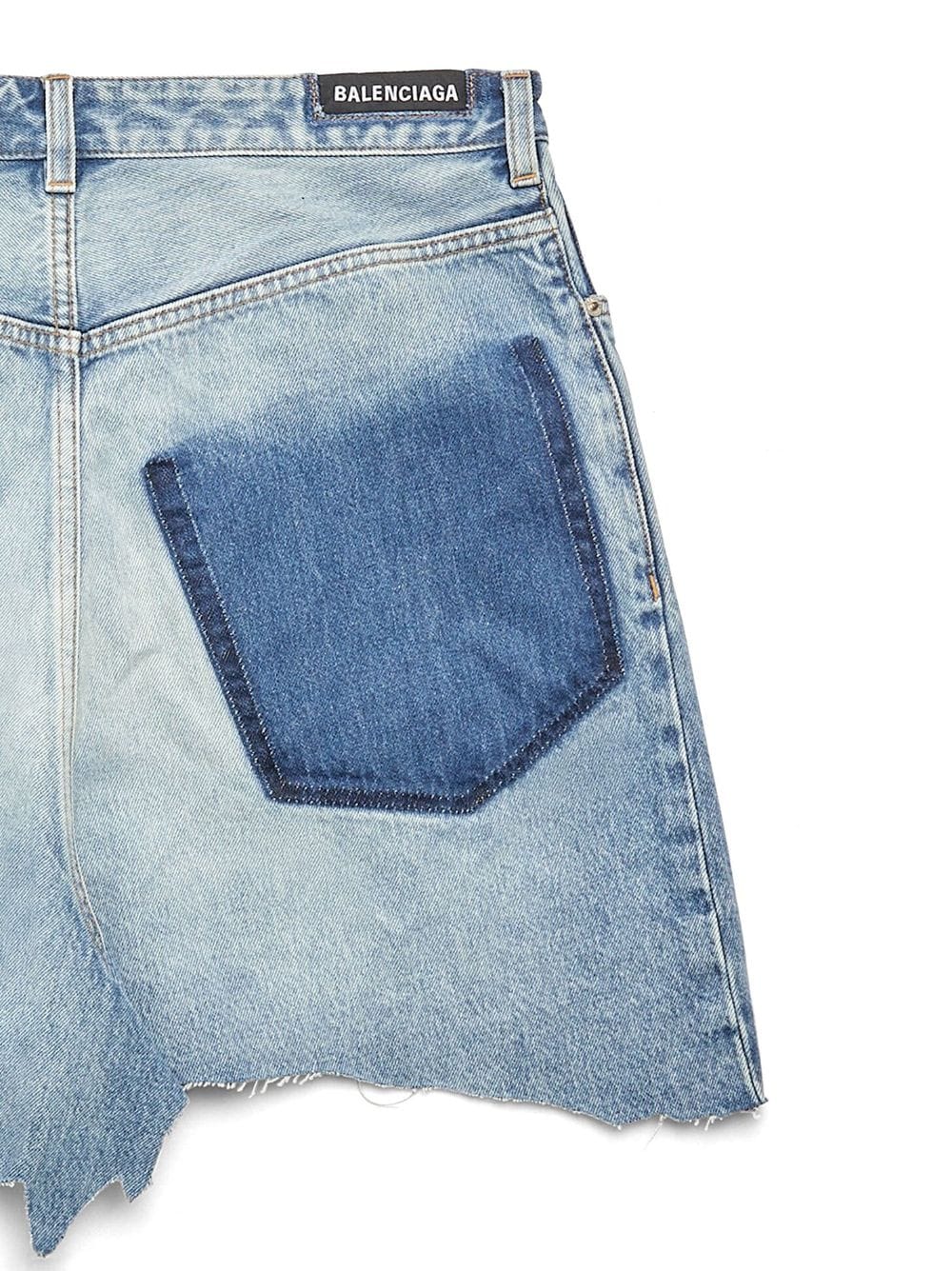 Мини пола Balenciaga Denim от органичен памук