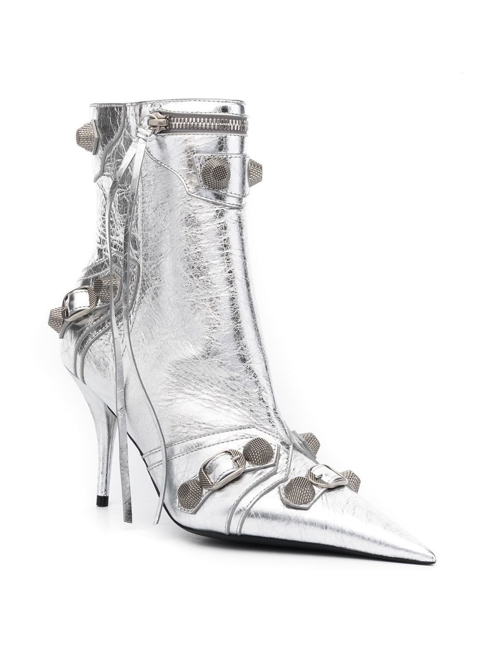 Кожени боти Balenciaga Cagole