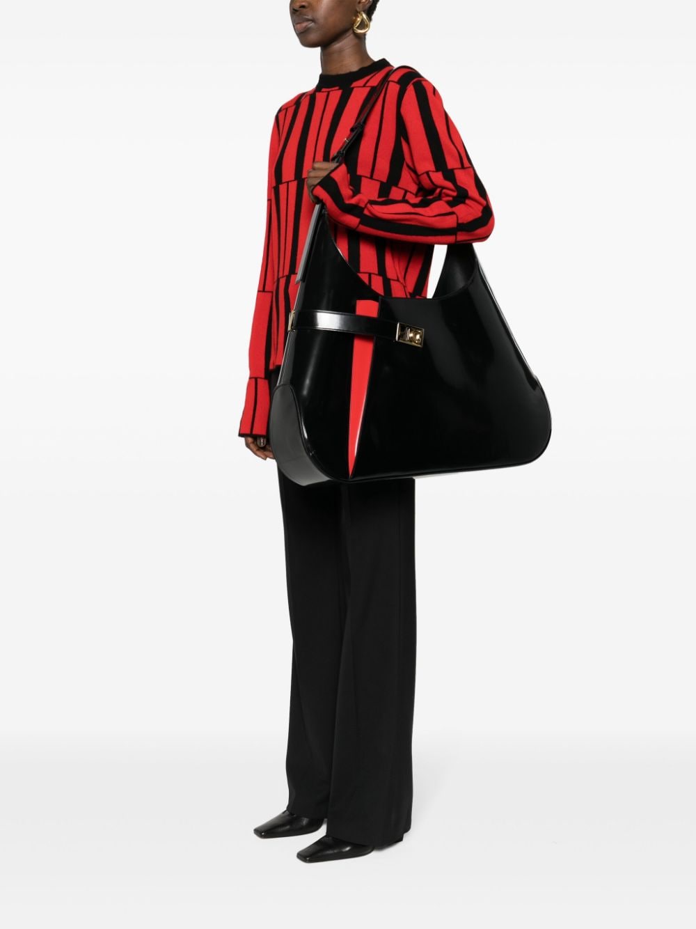 Чанта за рамо Ferragamo Extra Large Hobo