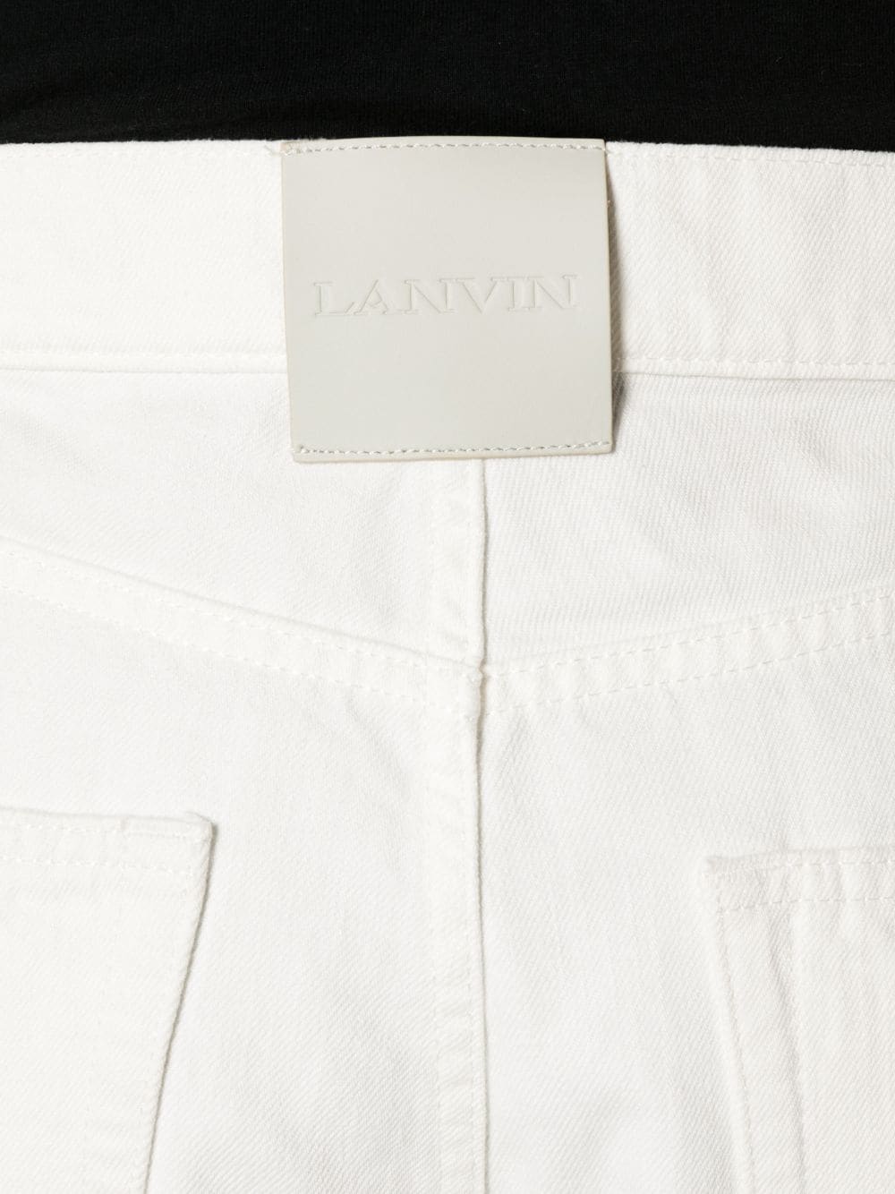 Дънки Lanvin White