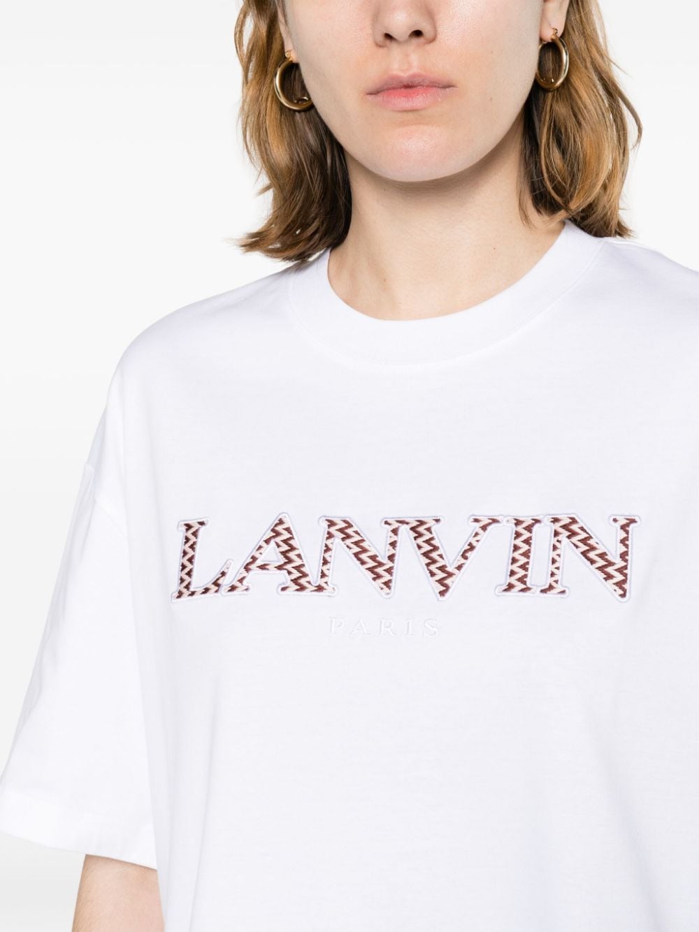 Тениски и поло блузи Lanvin в бяло
