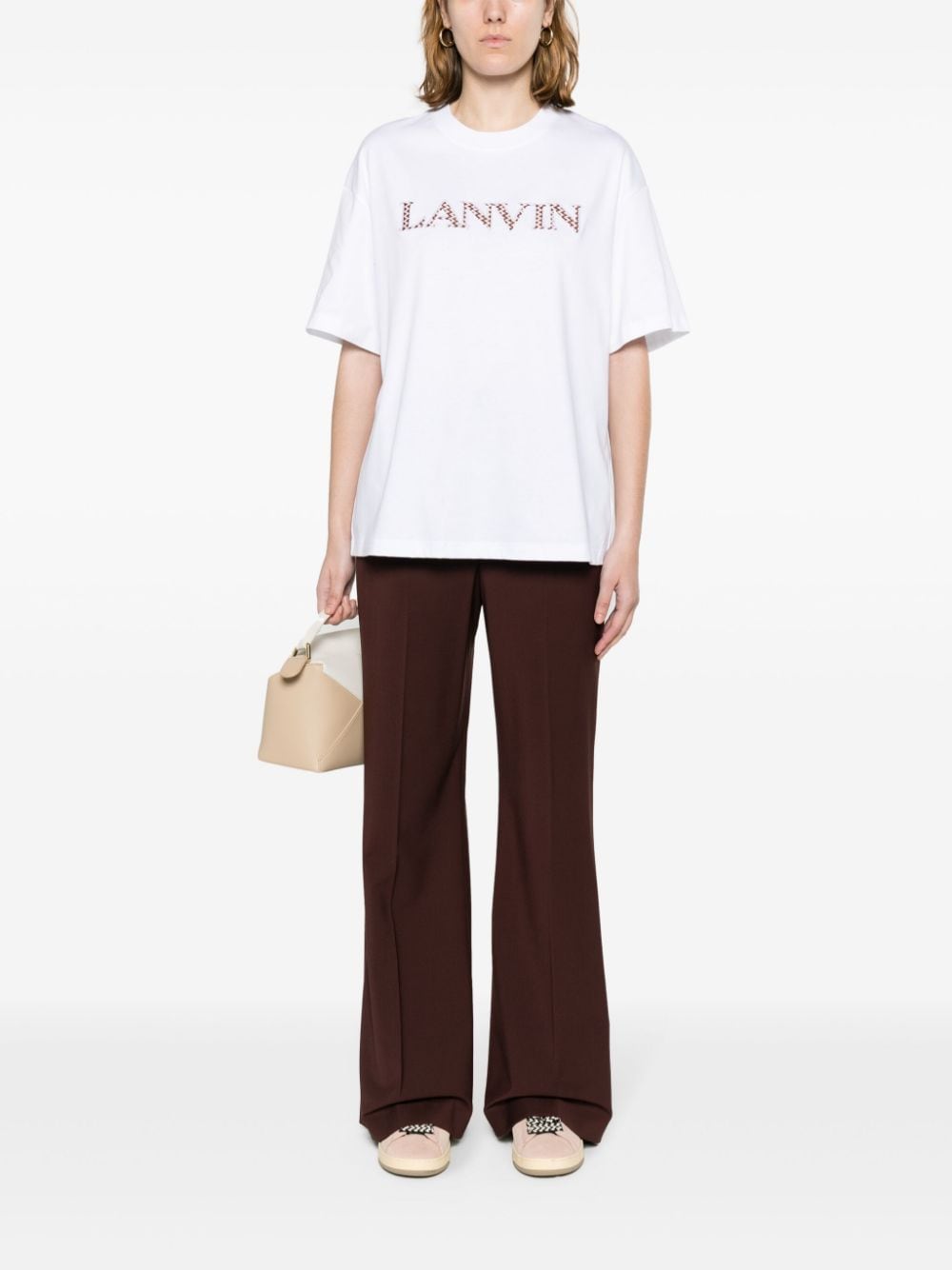 Тениски и поло блузи Lanvin в бяло