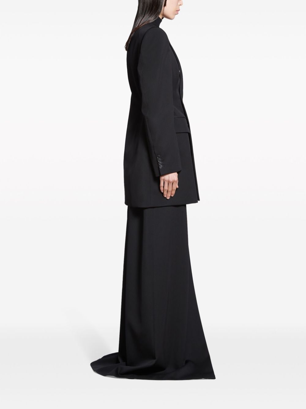Двуредно блейзър Balenciaga Hourglass Virgin Wool