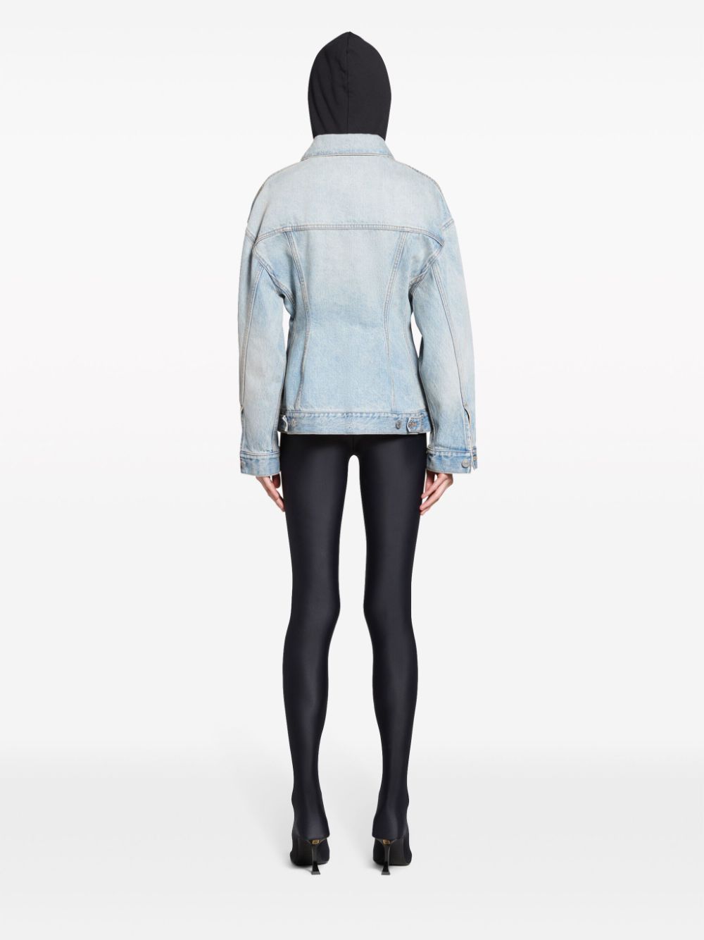 Дънково яке Balenciaga силует "пясъчен часовник"