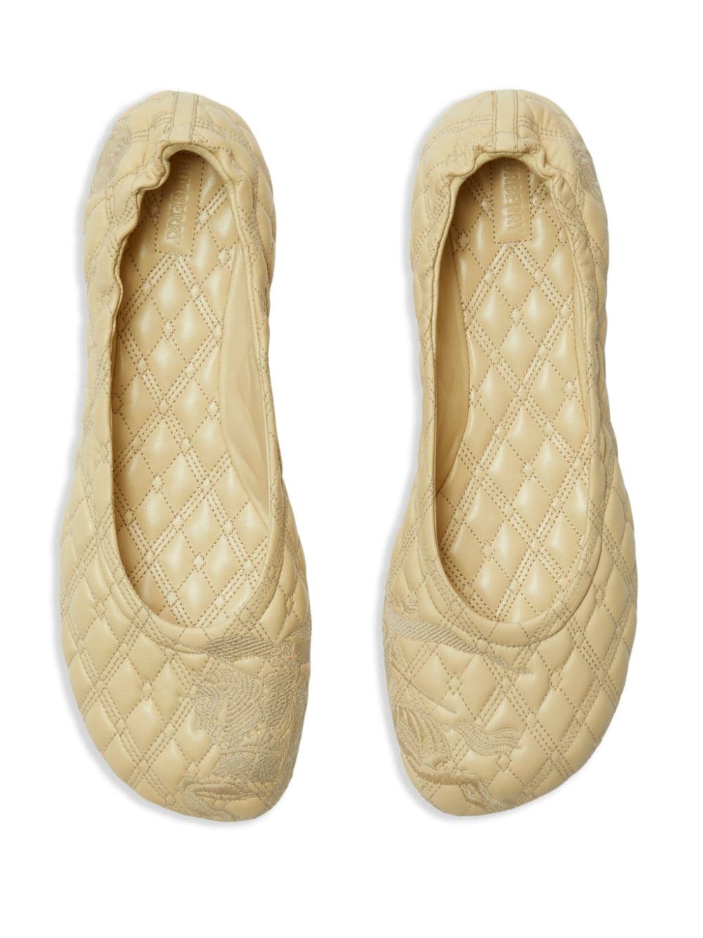 Кожени балерини Burberry Sadler