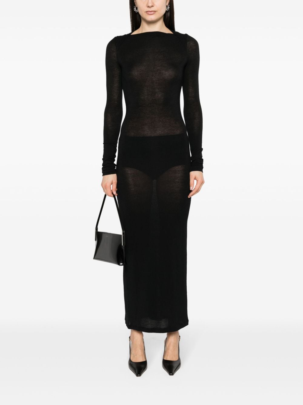 Черни рокли на Saint Laurent