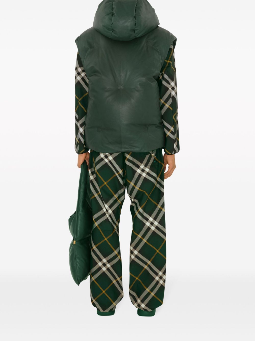 Зелени панталони Burberry