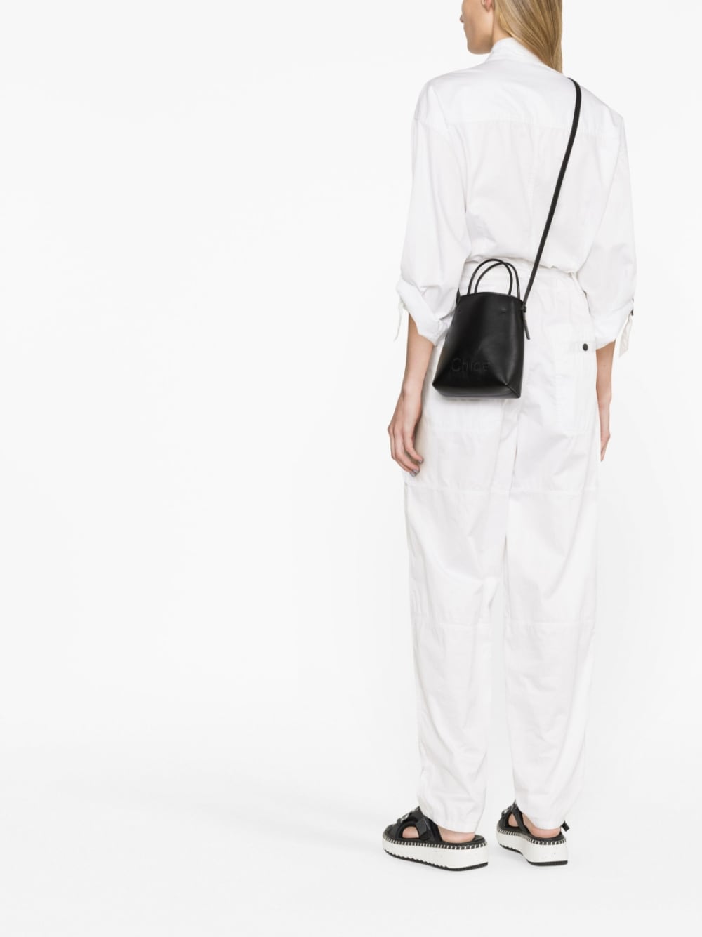 Чанта тип „тоут“ Chloè Chloé Micro Sense
