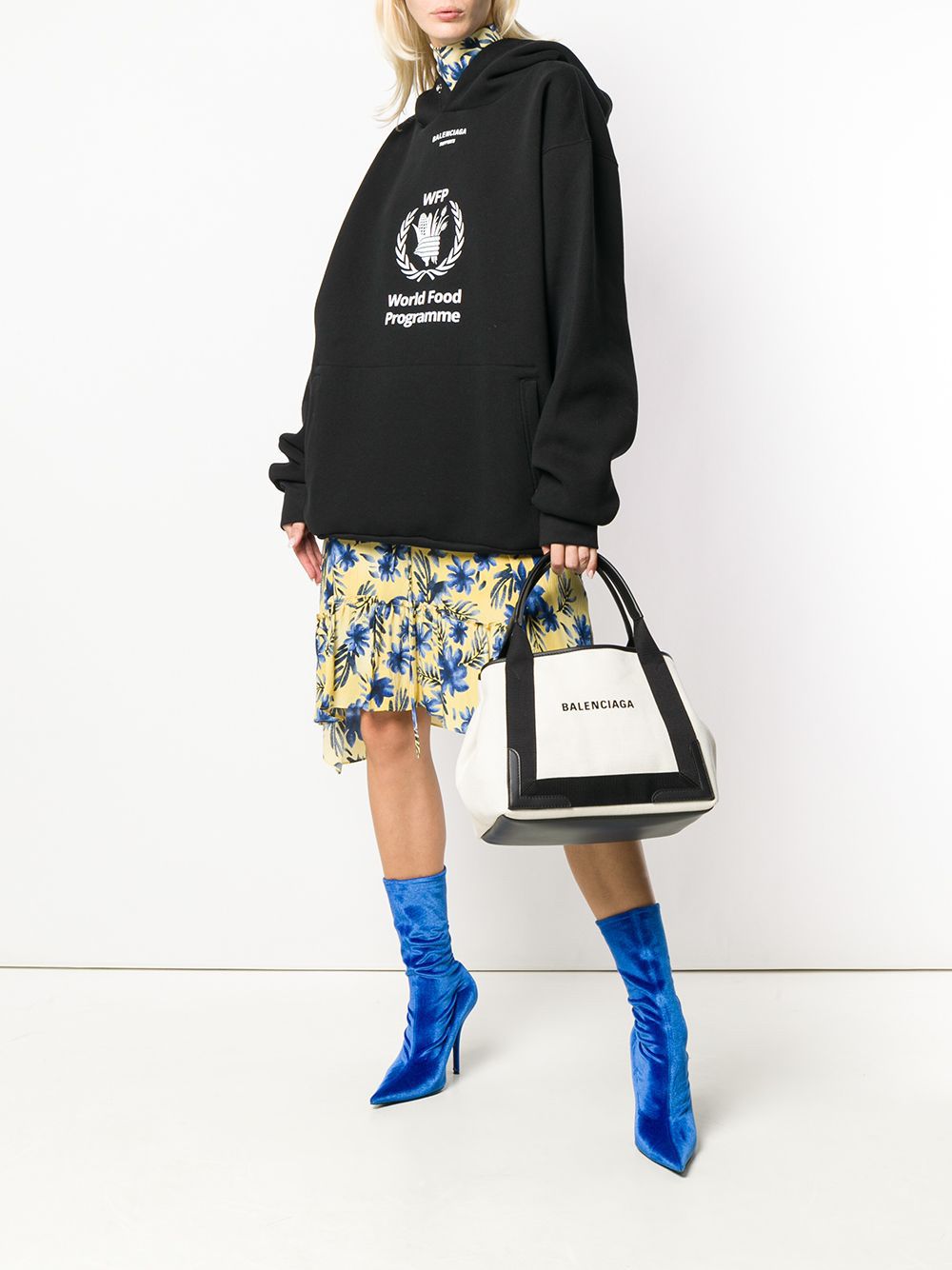 Платнена чанта Balenciaga с подвижна торбичка