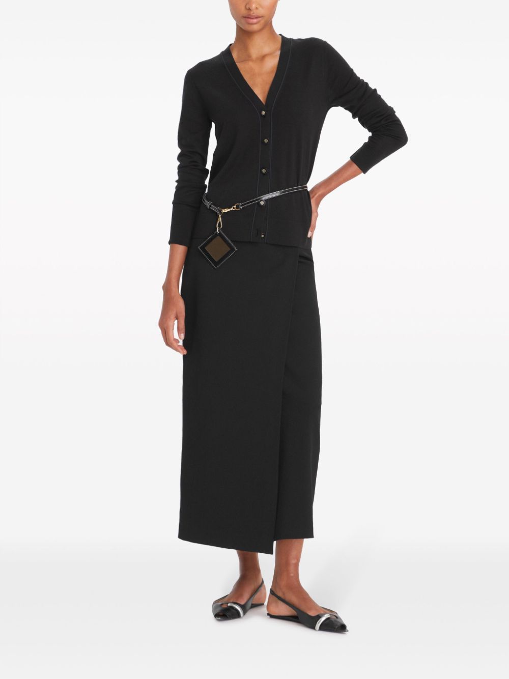 Пуловери Tory Burch черни