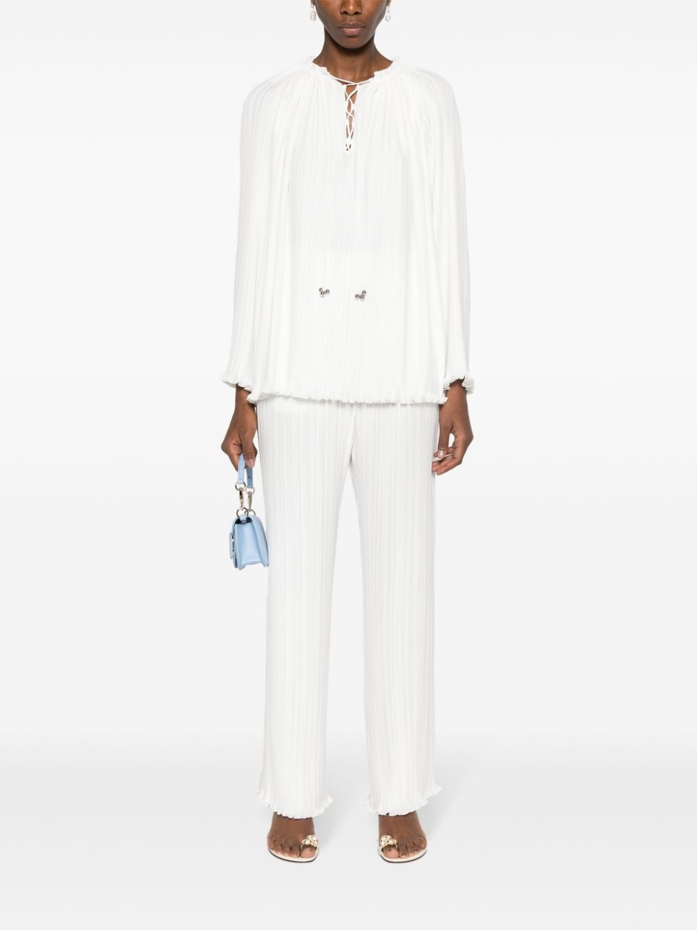Панталони Lanvin бели