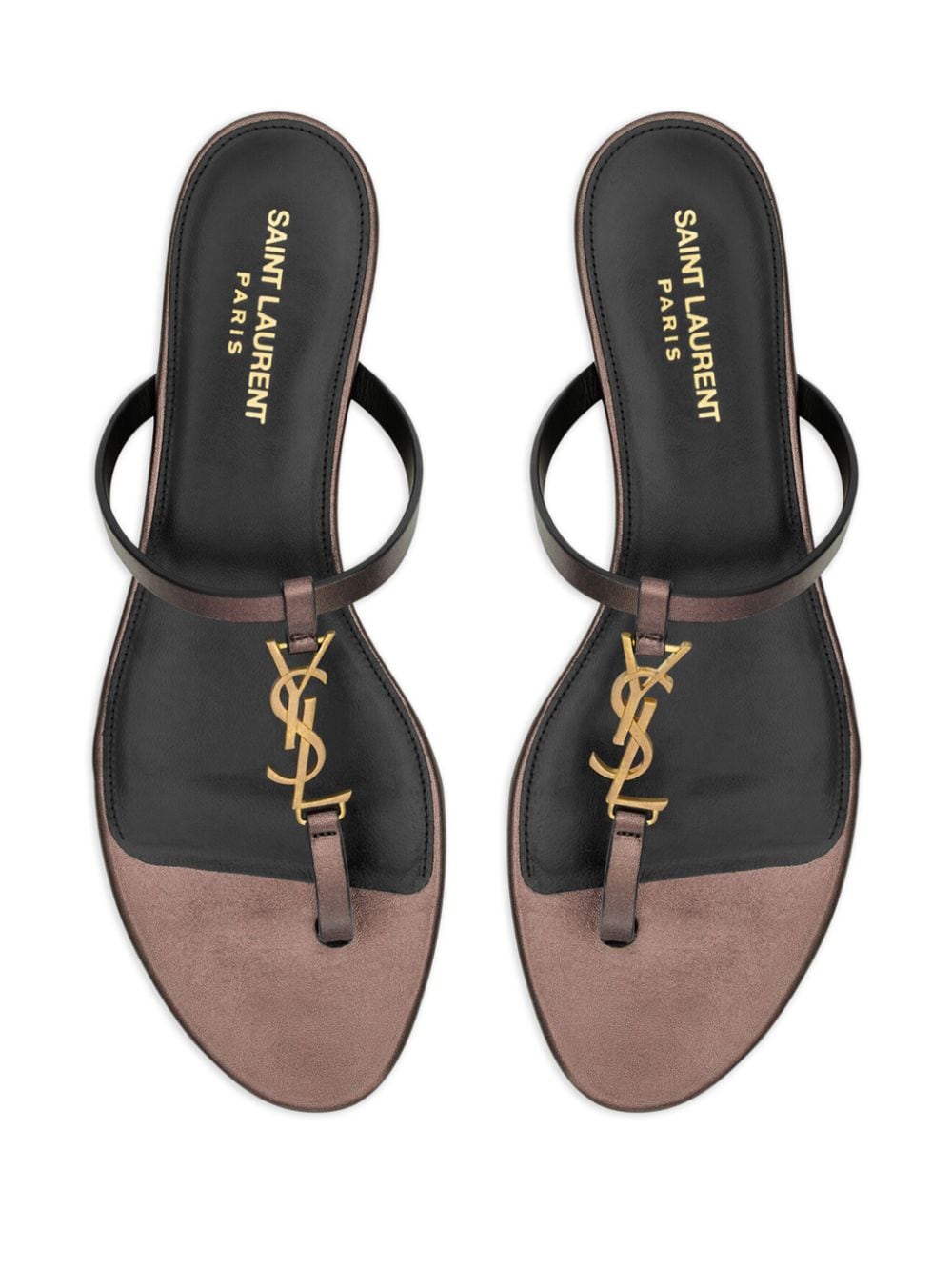 Сандали Saint Laurent кафяви