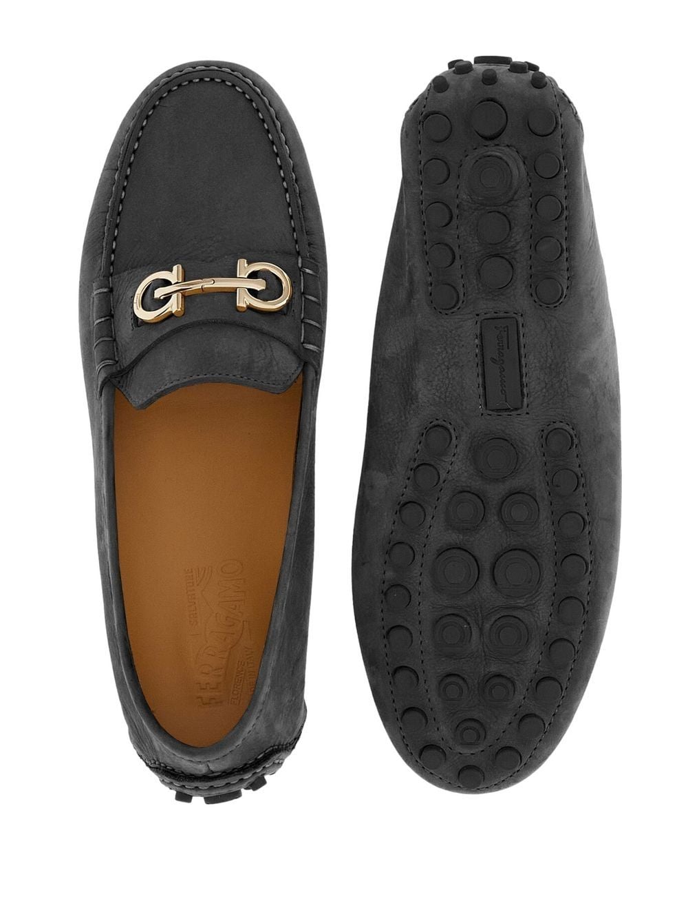 Мокасини Ferragamo Double Gancini