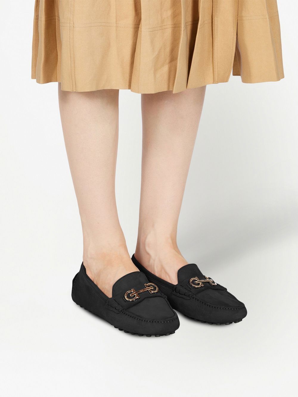 Мокасини Ferragamo Double Gancini