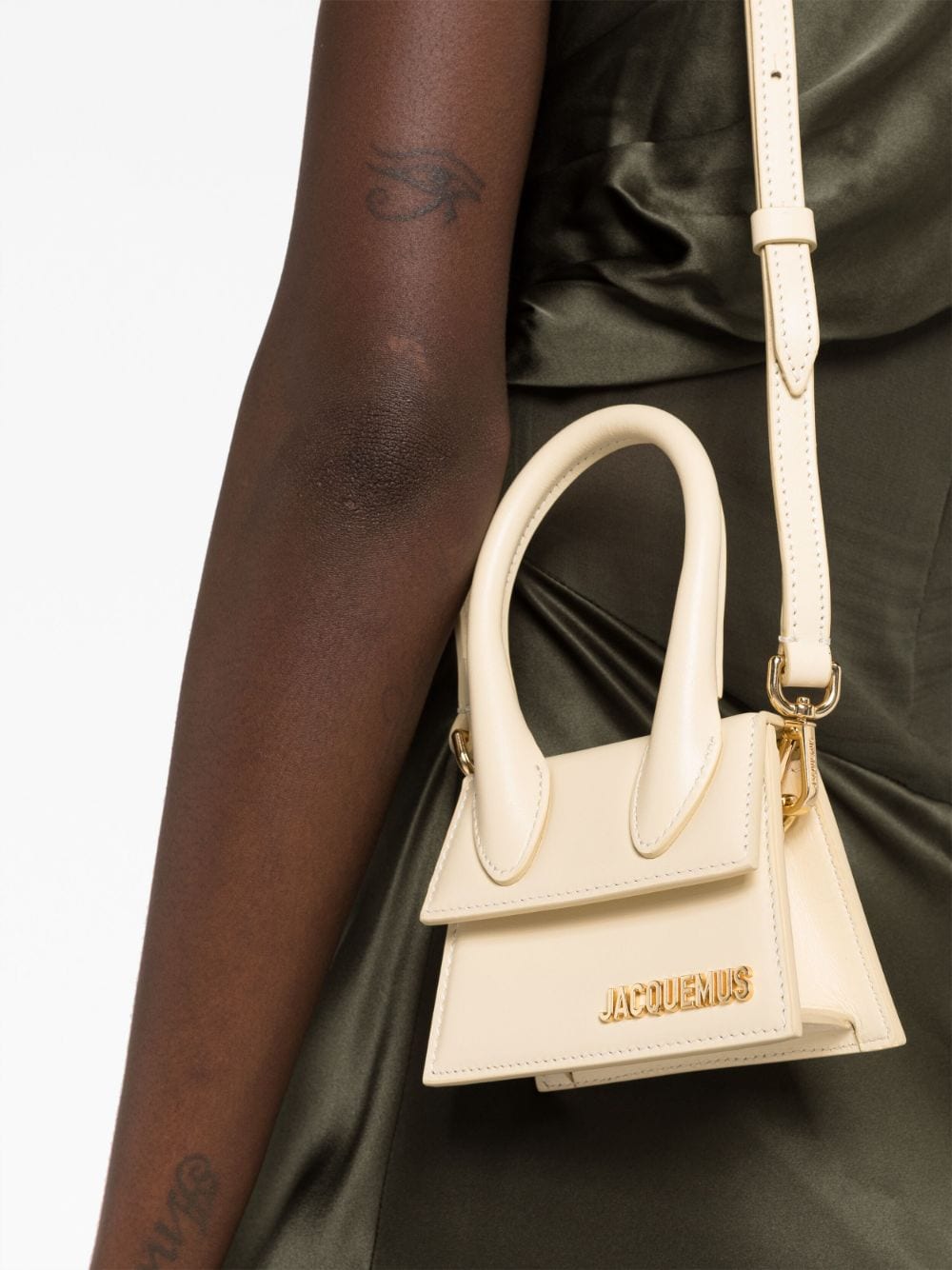 Кожена мини чанта Jacquemus Le chiquito