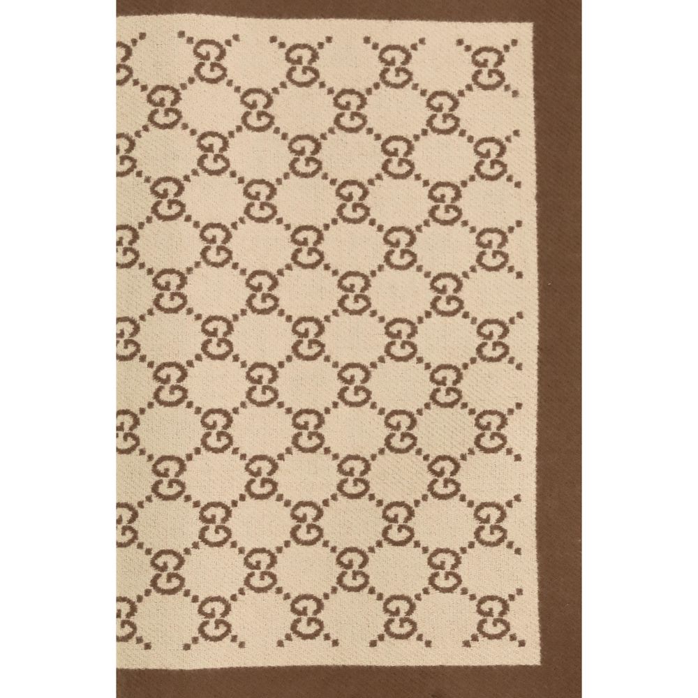 Gucci Beige Wool Oves Aries Scarf
