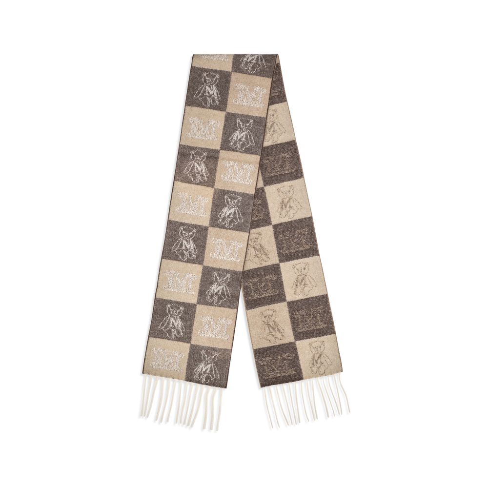 Max Mara Beige Cashmere Scarf