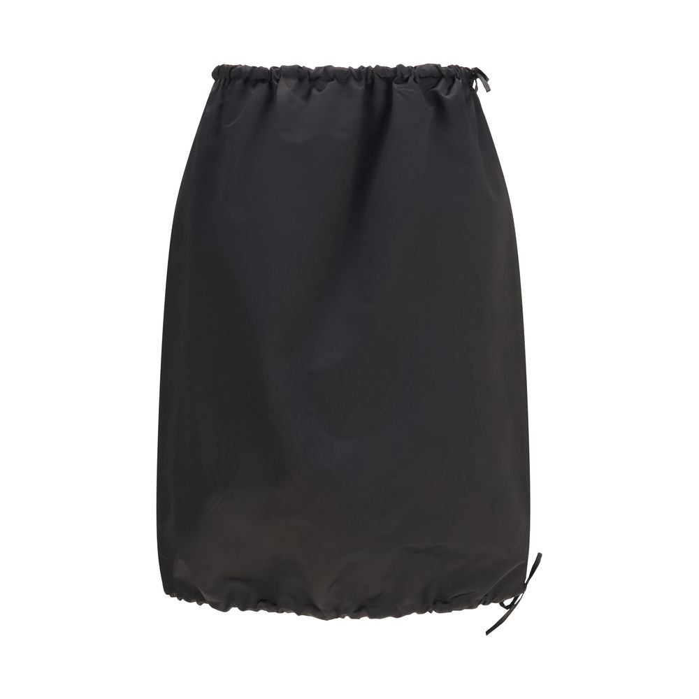 Fendi Black Cotton Mini Skirt