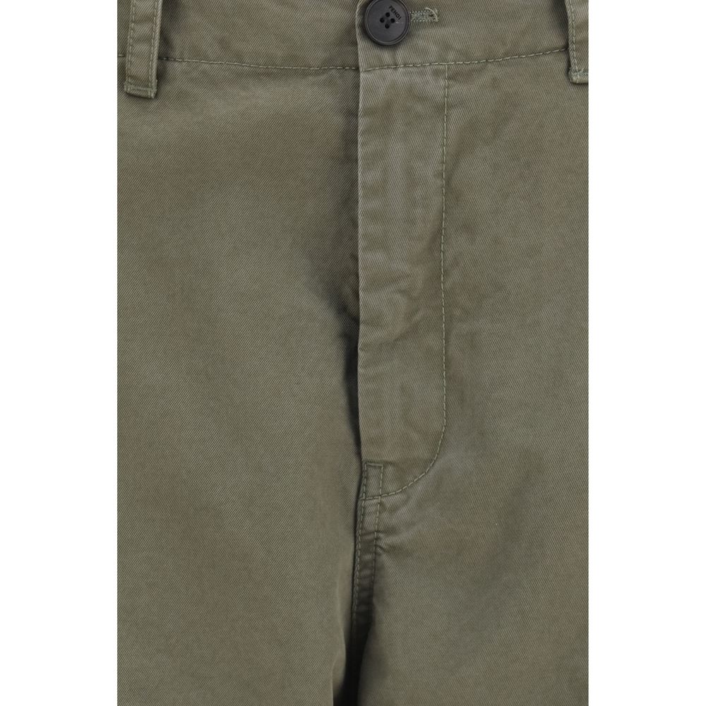 Fendi Bicolor Cotton Cargo Pants