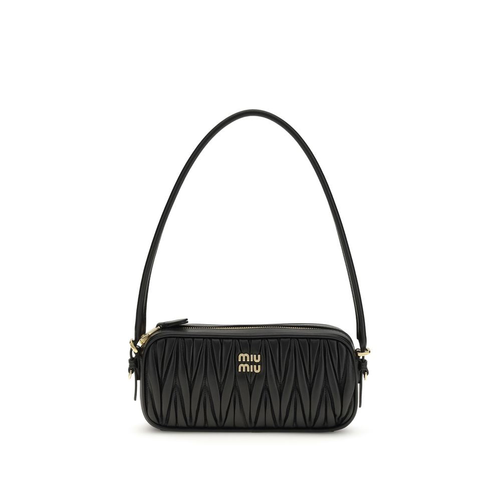 Miu Miu Black Lamb Ovis Aries Wallet