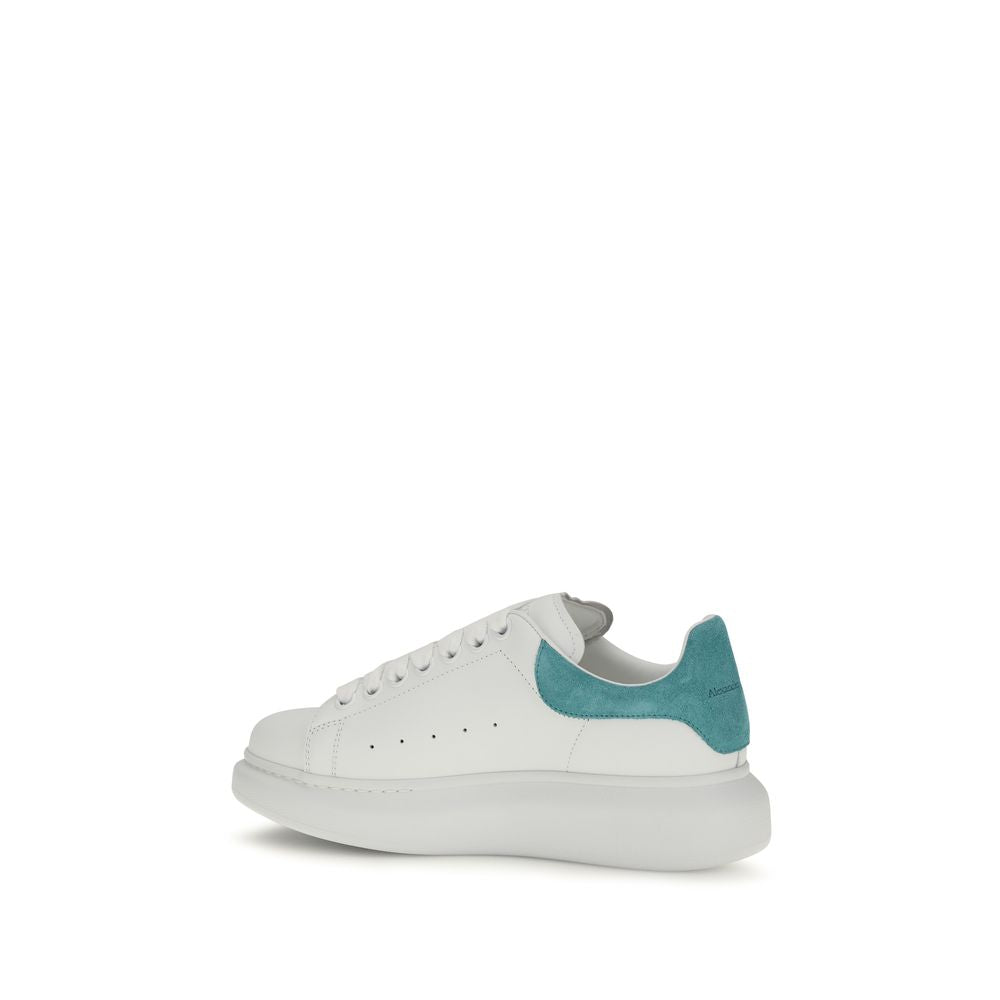 Alexander McQueen White Calf Leather Bos Taurus Chunky Sneakers