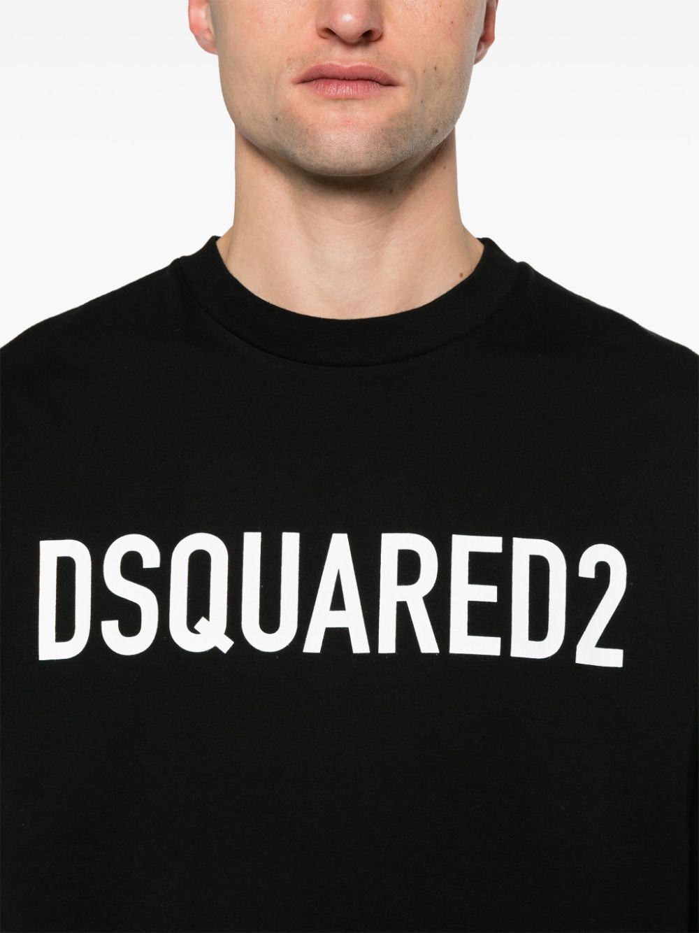 Тениски и поло блузи Dsquared2 в черно