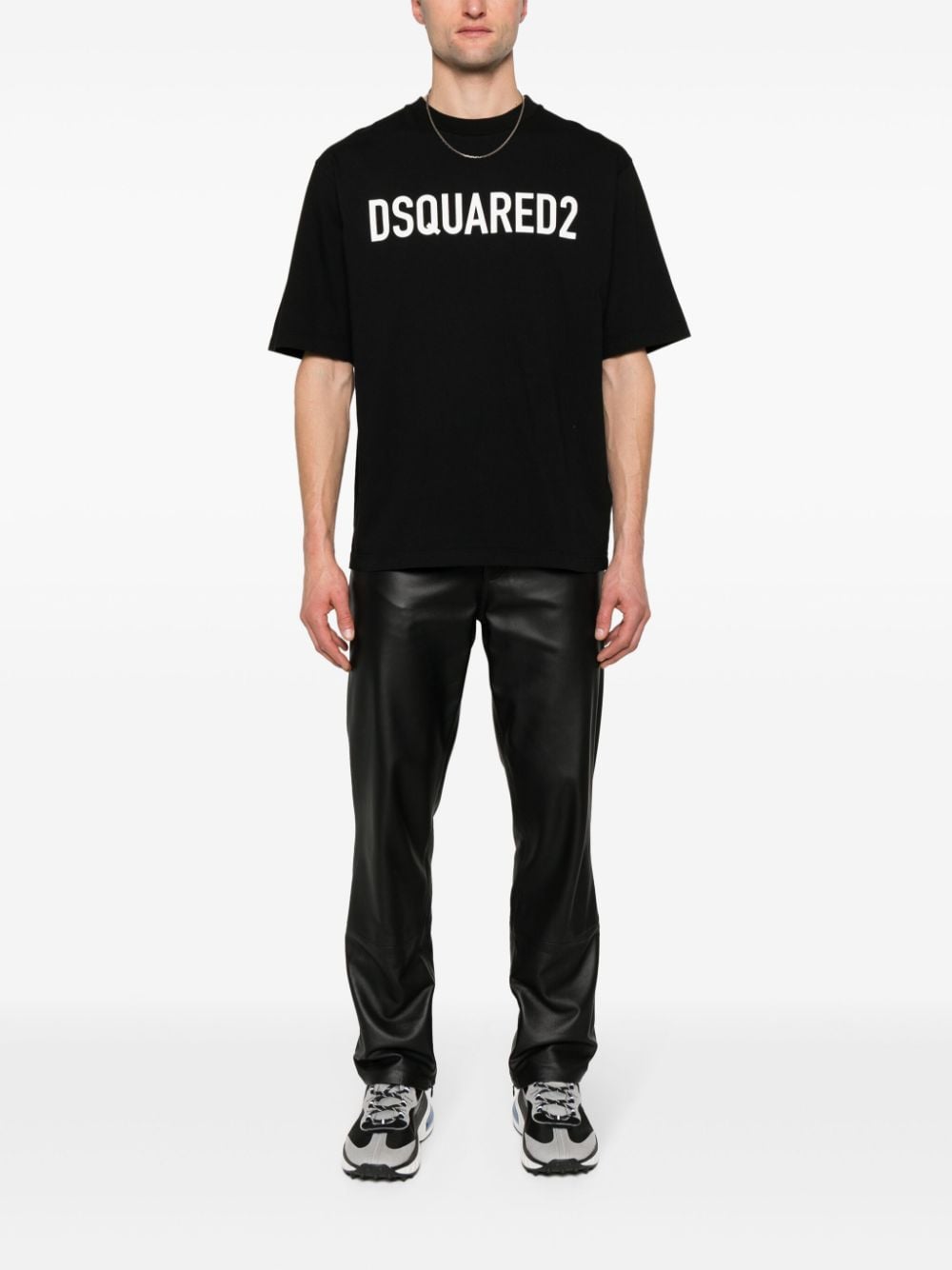 Тениски и поло блузи Dsquared2 в черно