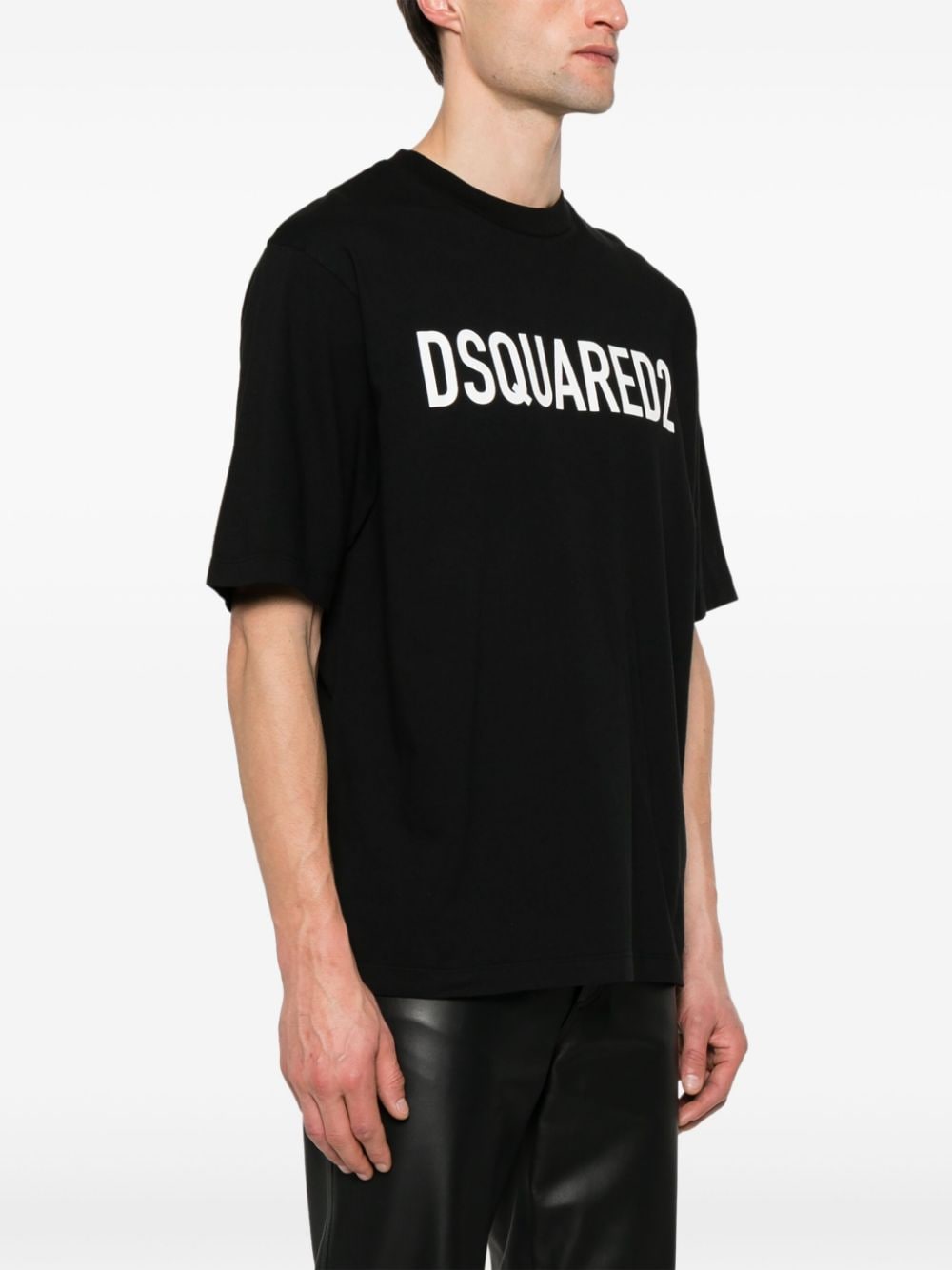 Тениски и поло блузи Dsquared2 в черно