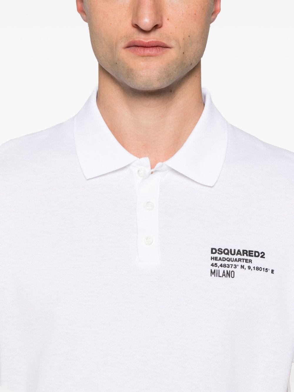 Тениски и поло блузи Dsquared2 в бяло