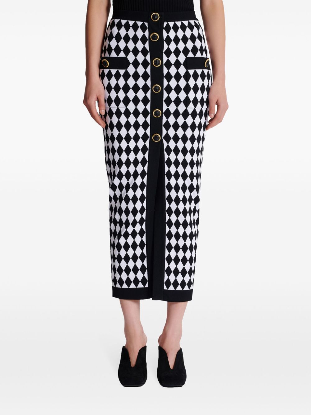 Поли Balmain черни