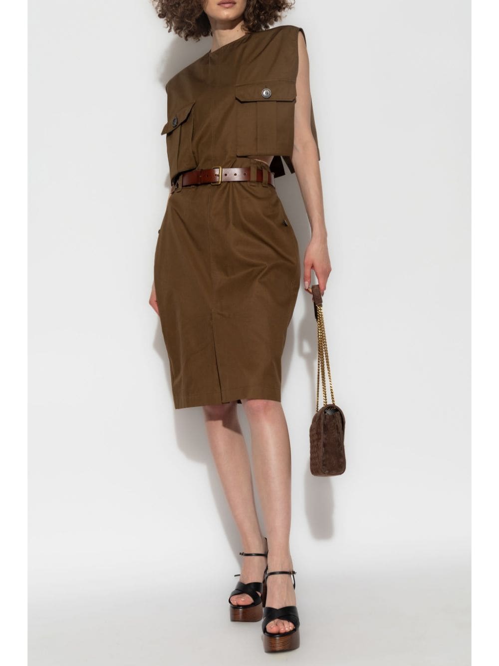 Рокли Saint Laurent бежови