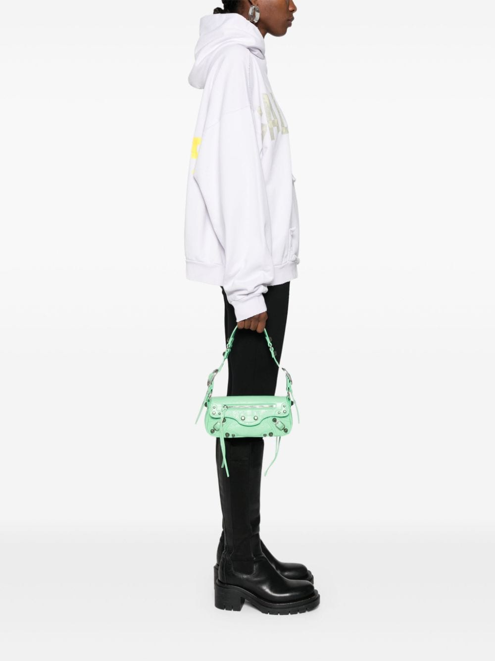 Чанта през рамо Balenciaga Le Cagole XS