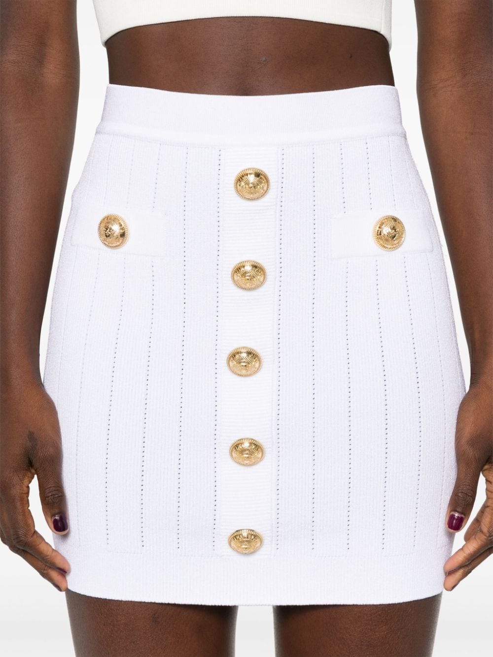 Поли Balmain бели