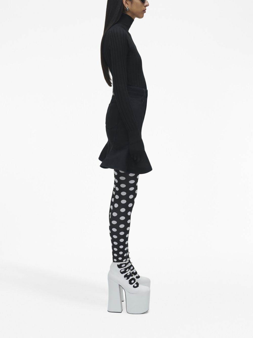 Поли на Marc Jacobs в черно