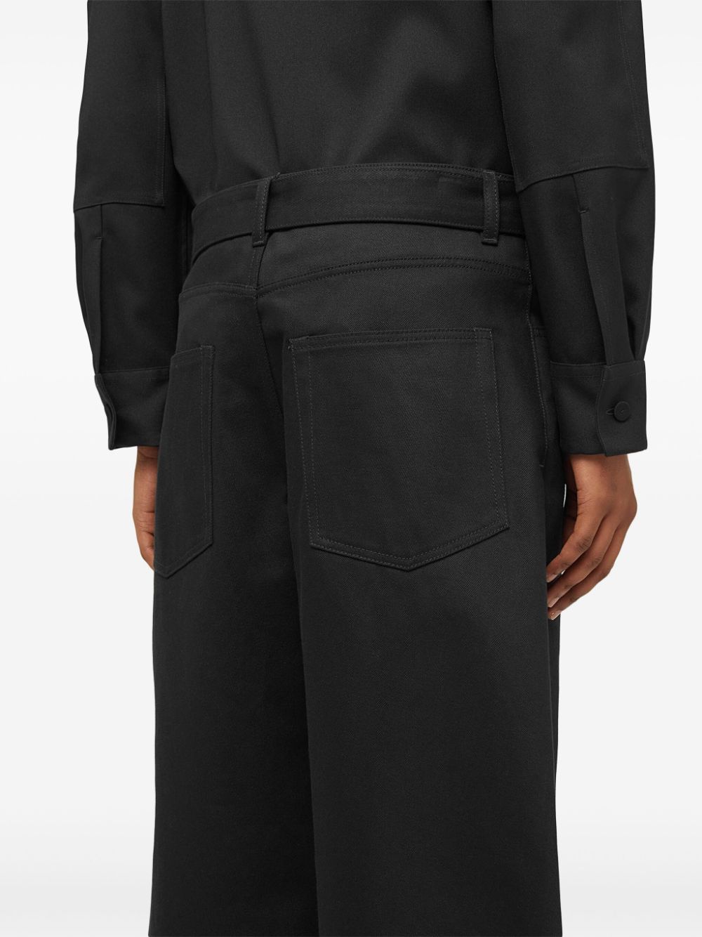 Панталон Jil Sander Черен