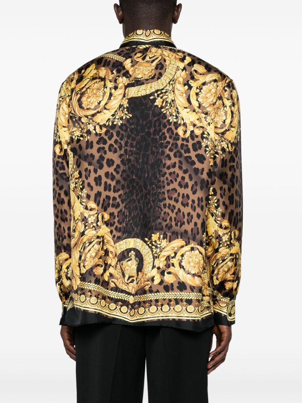Риза с принт Versace Barocco