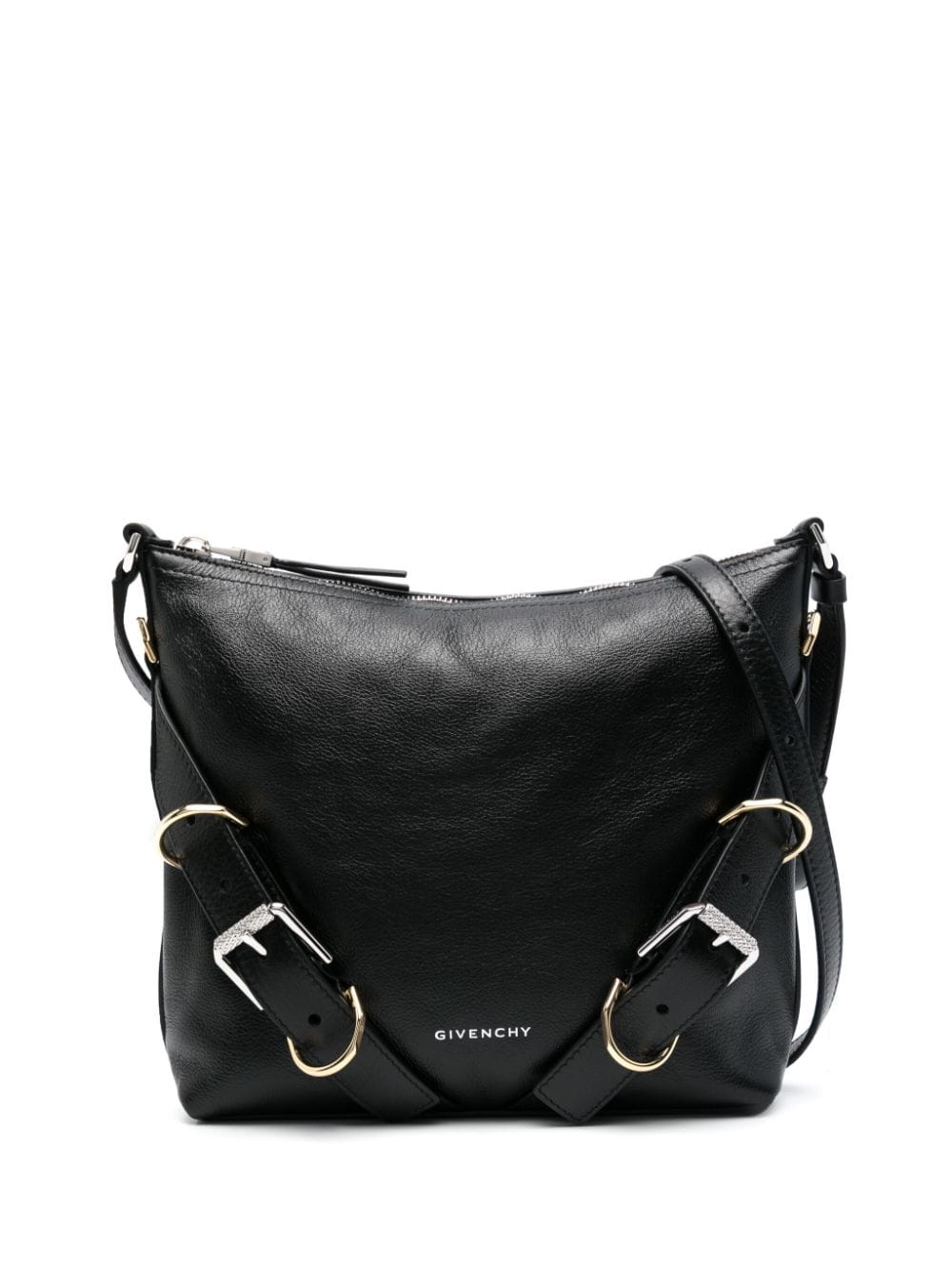 Кожена чанта Givenchy Voyou през рамо