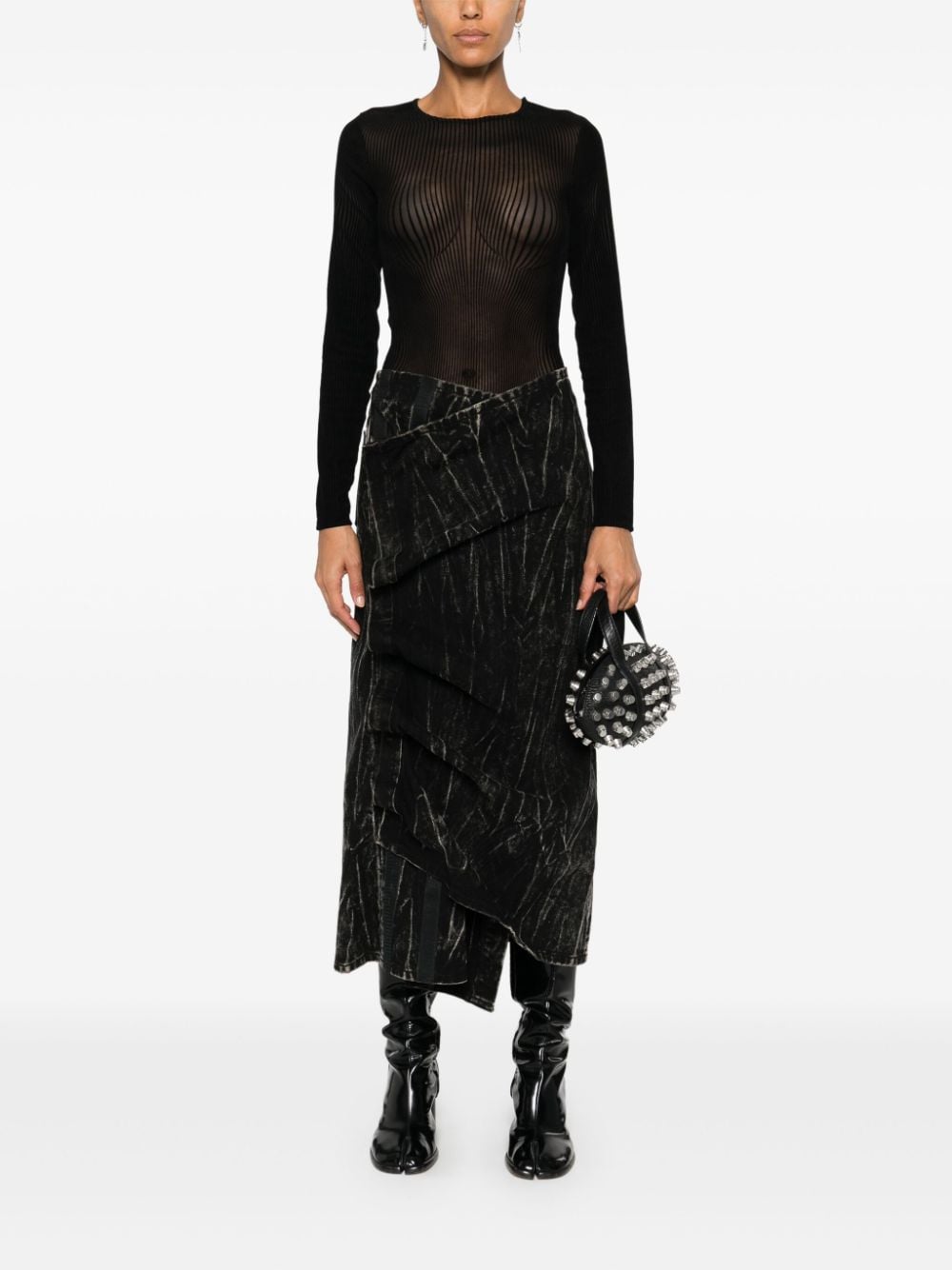 JEAN PAUL GAULTIER Топ черен