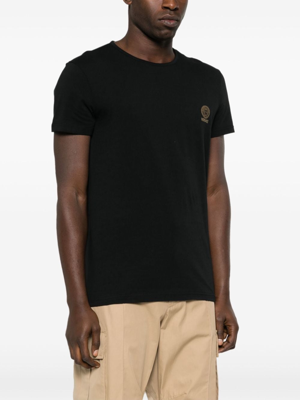 Тениска Versace Medusa в черно