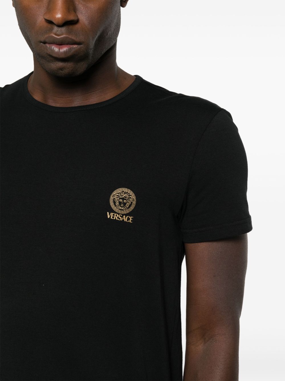 Тениска Versace Medusa в черно