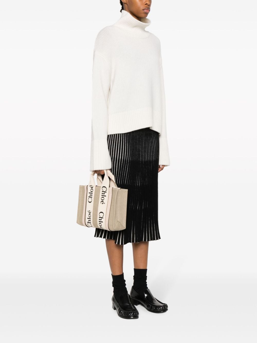 Чанта тип „тоут“ с лого на Chloè Chloé Woody