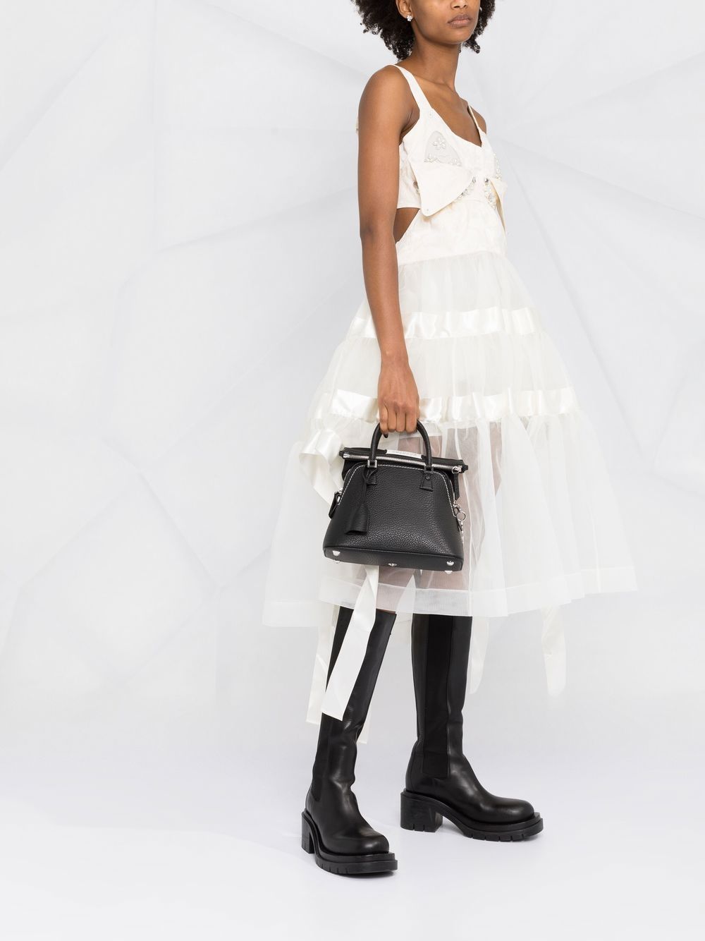 Чанта с горна дръжка Maison Margiela mini 5AC Classique
