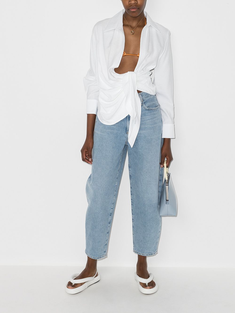 Ризи JACQUEMUS бели